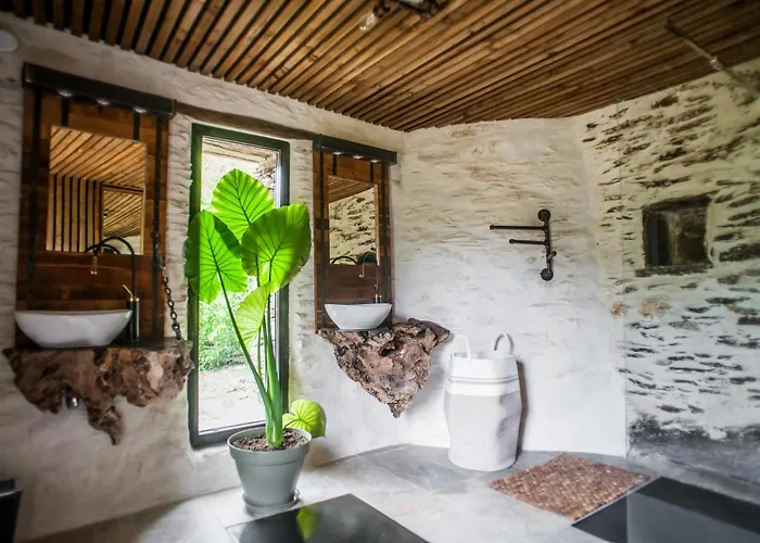 13th Century Cevennes Stone House In Nature